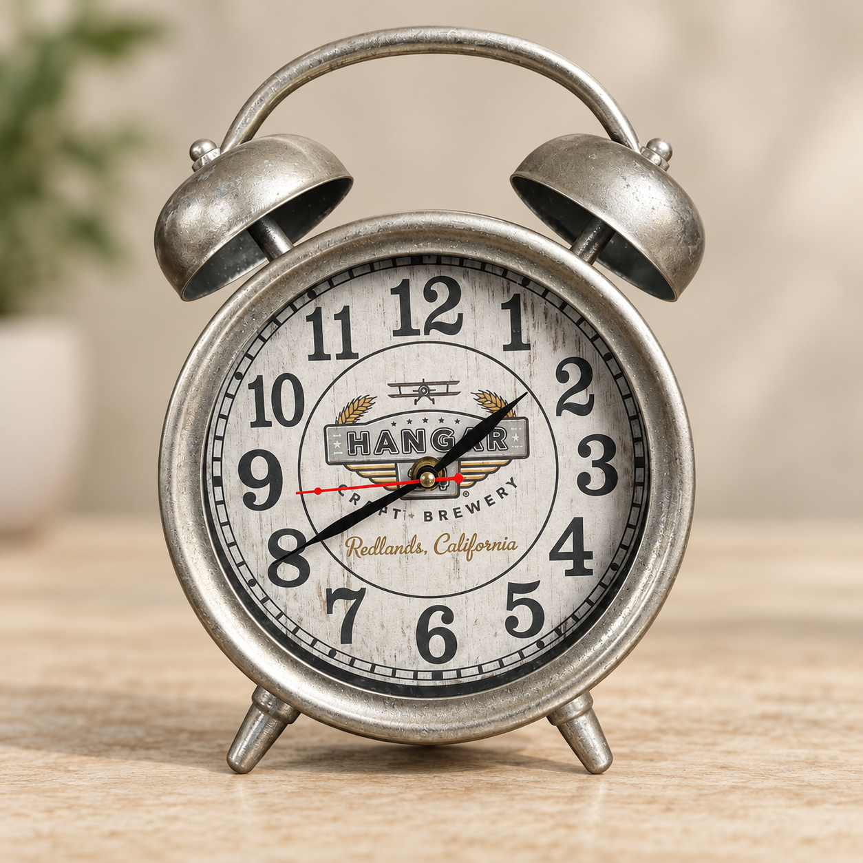 Reloj Grande Plateado