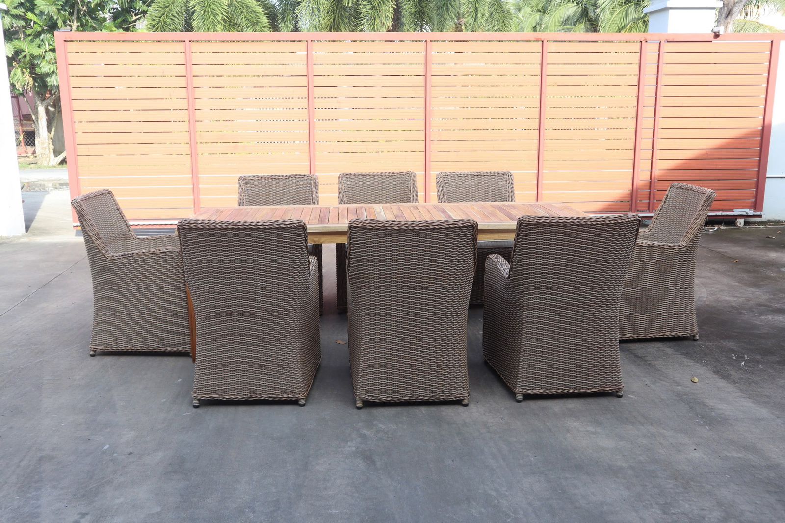 Comedor de 8 Personas en Rattán Polivinílico (Reserva)