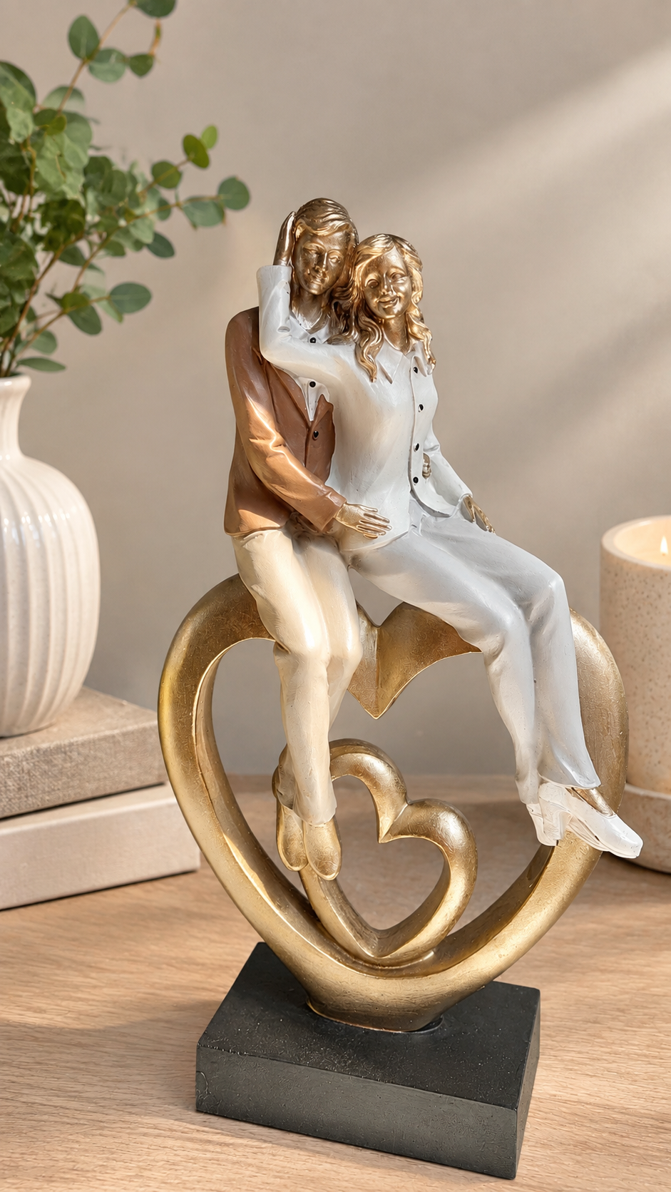 Adorno Escultura Pareja