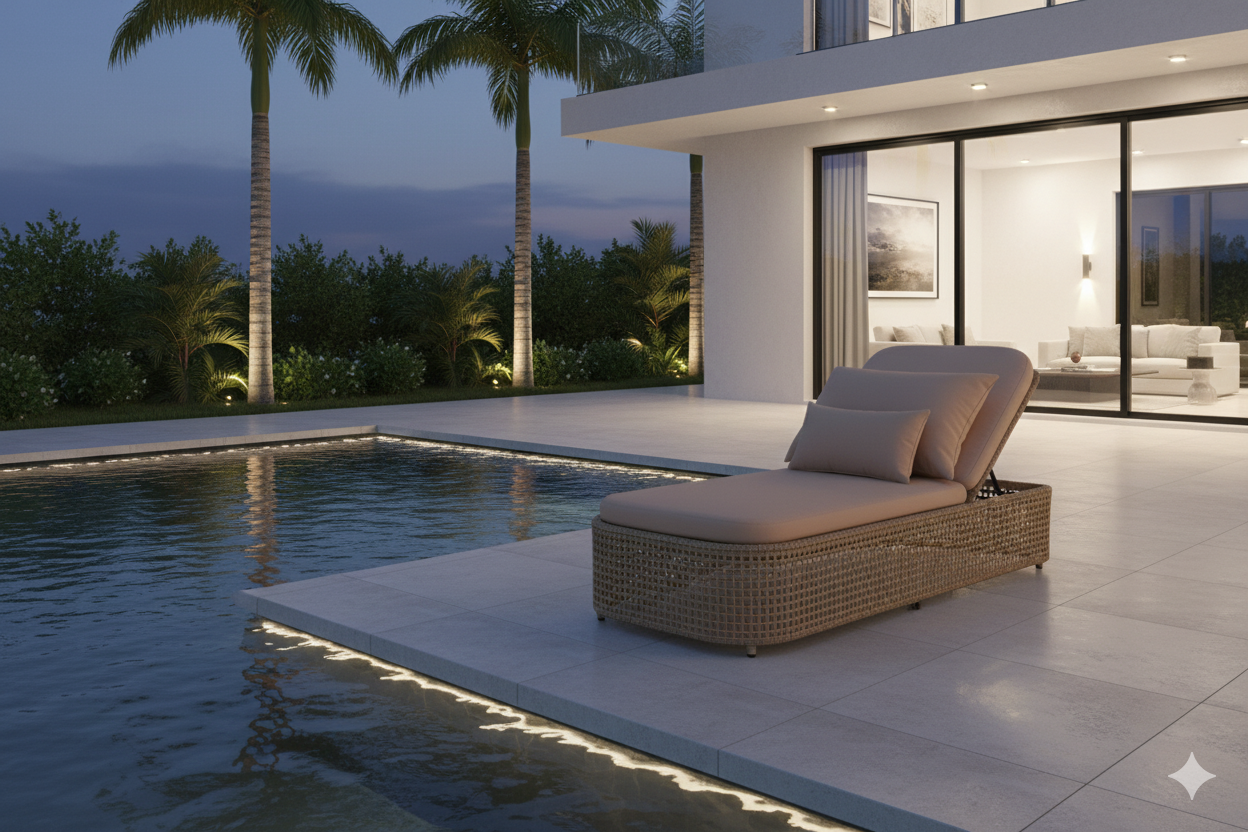 Reposeras Bali Ratán Polivinílico