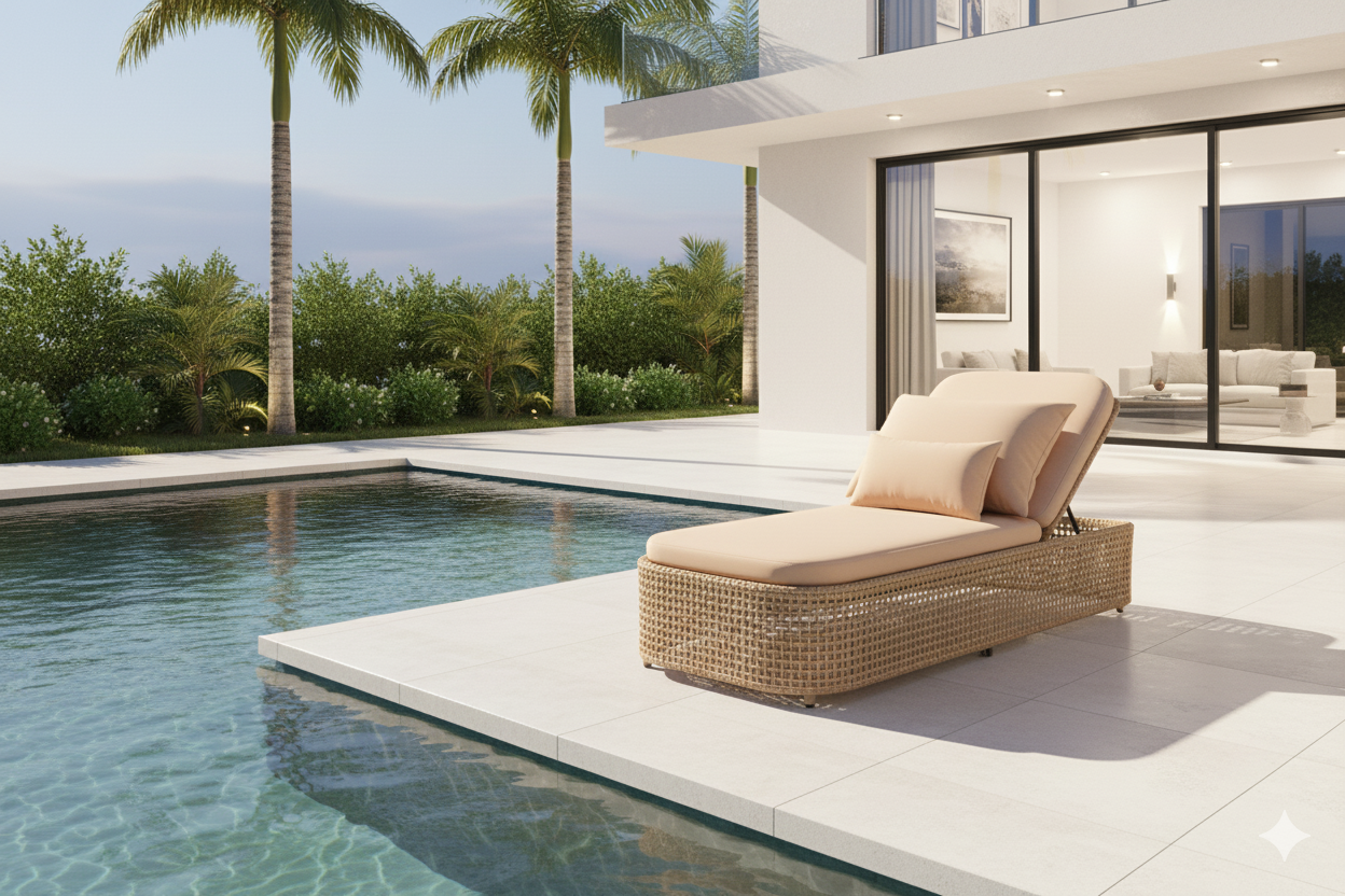 Reposeras Bali Ratán Polivinílico