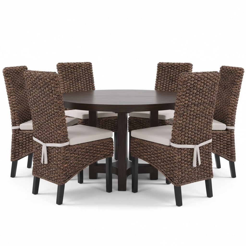 Pack 6 Sillas de Rattan Natural