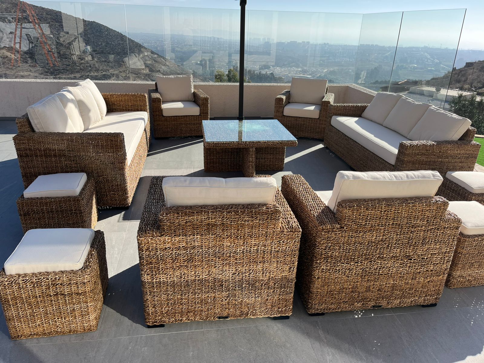 Juego de Terraza Kuta 4 Cuerpos Bananna (Reserva).