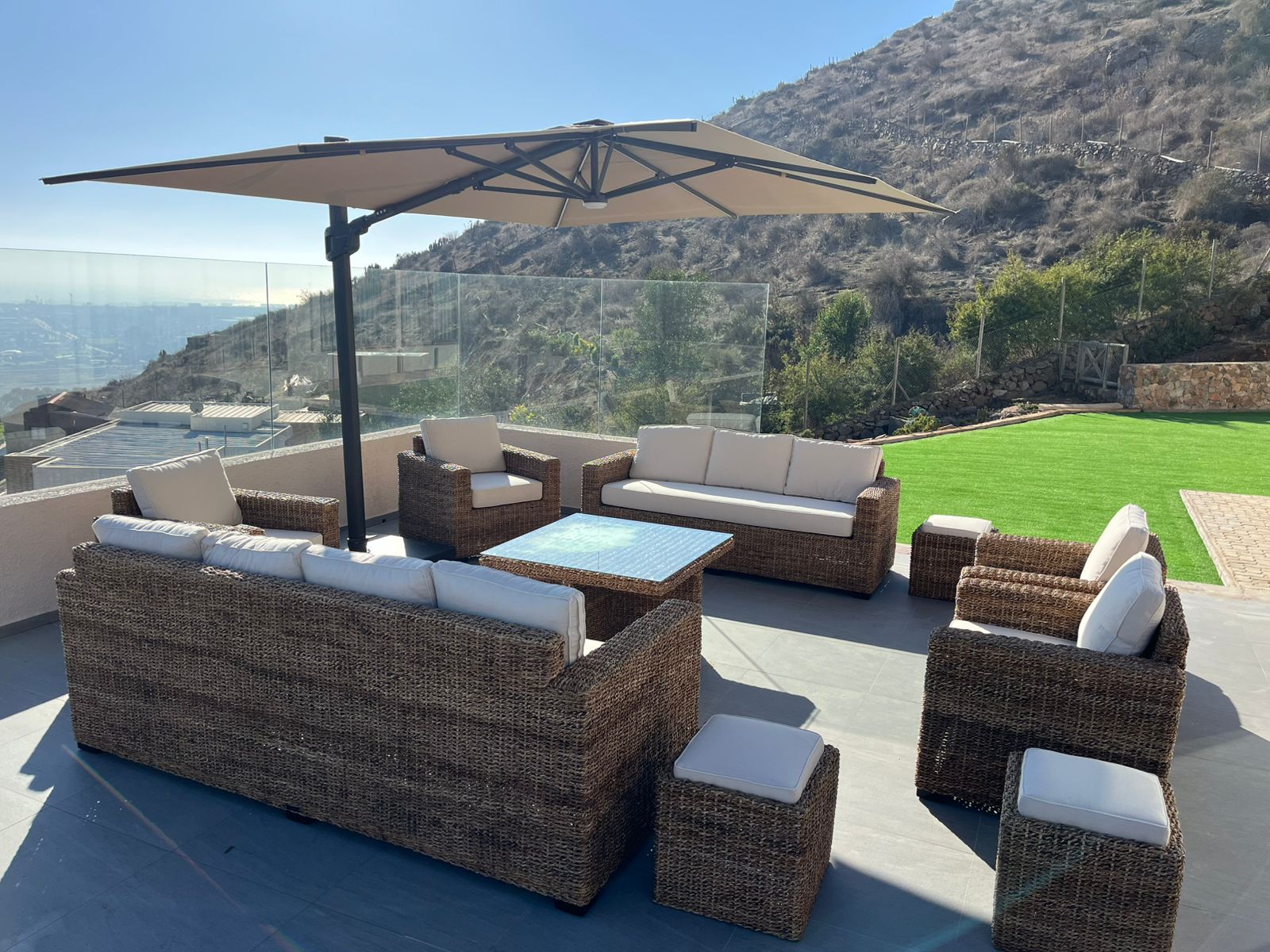 Juego de Terraza Kuta 4 Cuerpos Bananna (Reserva).