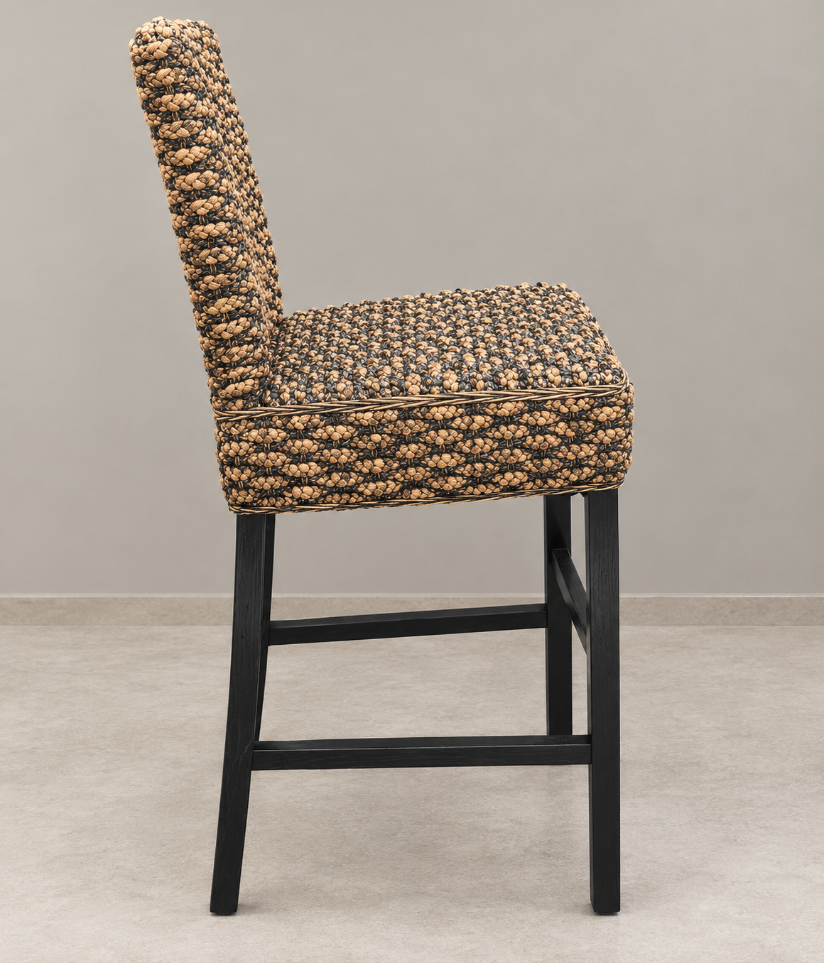 Silla Taburete de Bar Rattan Natural Larisa