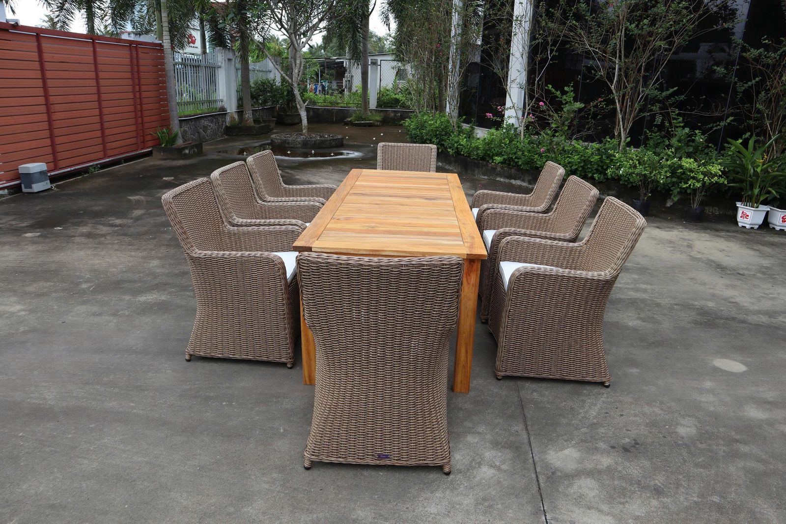 Comedor de 8 Personas en Rattán Polivinílico (Reserva)