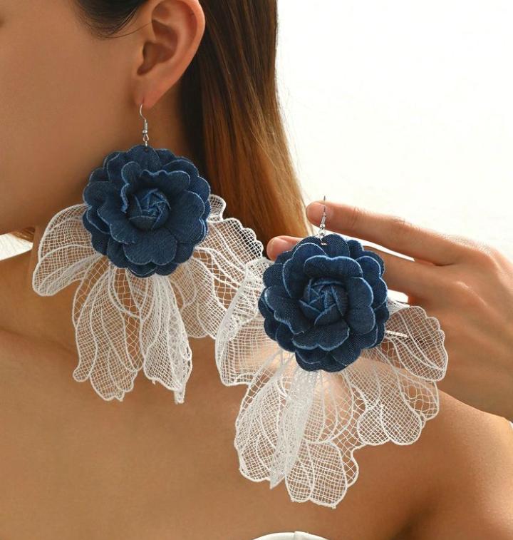 Aros Flor Jeans