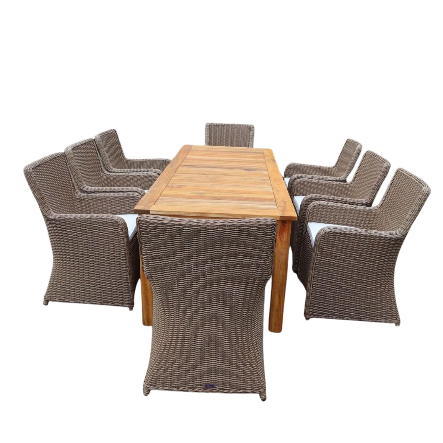 Comedor de 8 Personas en Rattán Polivinílico (Reserva)