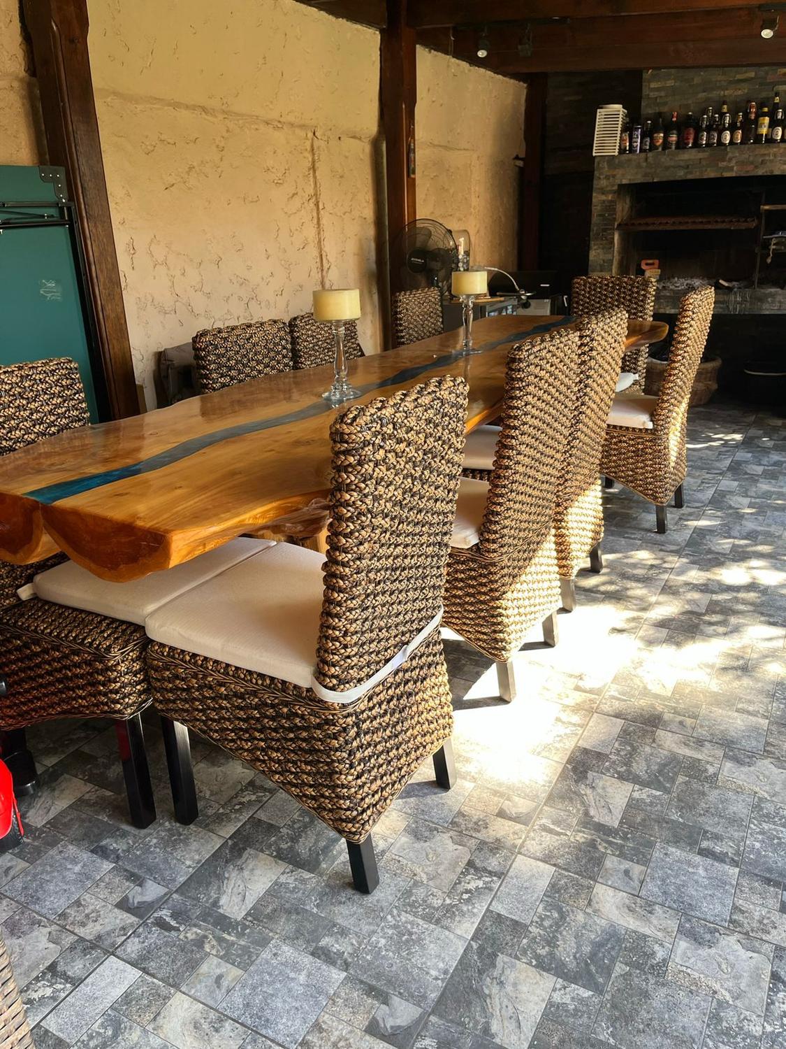 Pack 6 Sillas de Rattan Natural
